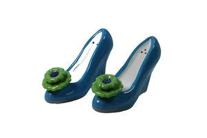 Grasslands Road Blue High Heel Shoe Salt and Pepper Shakers - Picture 1 of 6