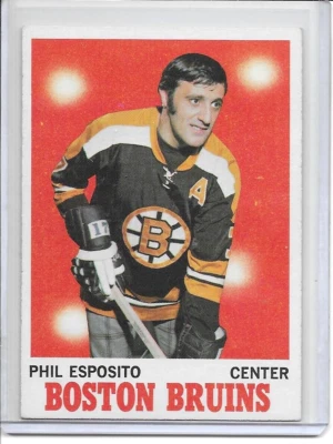 1970-71 Topps Hockey #11 Phil Esposito ExMt - Image 1 of 2