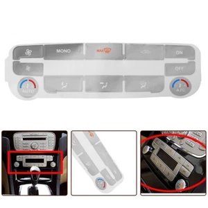 Adesivo decalcomanie argento per Ford S Max per riparazione pulsanti climatizzaz - Zdjęcie 1 z 24