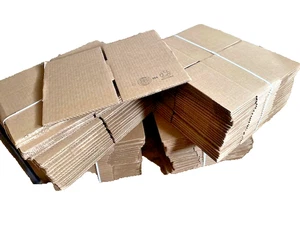 Shipping Boxes ~ 99 Boxes 8x8x4 brand new - Picture 1 of 2