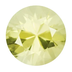 2.06 Ct Amazing Perfect Perfect Round 8.2 MM Yellow Brazil Natural Yellolw Beryl - Picture 1 of 5