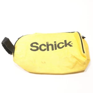 RARE Vintage 1980s NBA 10" Schick Toiletry Bag Supersonics Colors Yellow Black - Picture 1 of 5