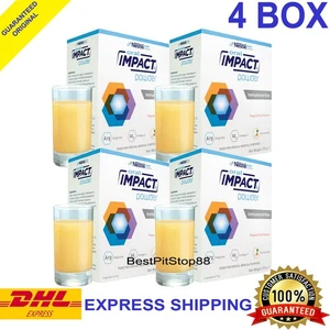 4 X Oral Impact Nutritional Powder Dietary Supplement Tropical Fruit Flavor DHL - Picture 1 of 6