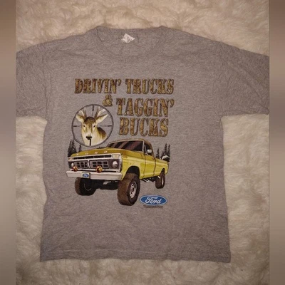 Camiseta Ford Niños Gris Gráfico Foto 1 de 4