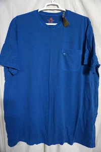 NORTHWEST TERRITORY BIG & TALL HERREN T-SHIRT BLAU MIT TASCHE / GR. XXLT / NEU - Bild 1 von 2
