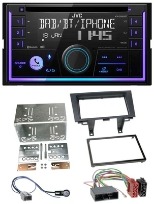 JVC MP3 USB 2DIN DAB Bluetooth CD Autoradio für Honda CR-V RE5/RE6/RE7 06-12 - Bild 1 von 4