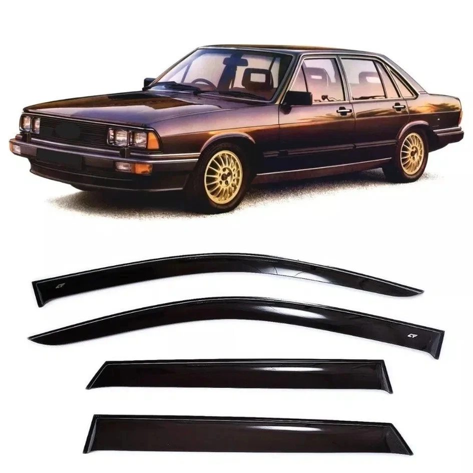 Tape-on Window Visors Rain Guards Fit Audi 200 5T (43) 1979–1982 Wind Deflectors Foto 1 de 4