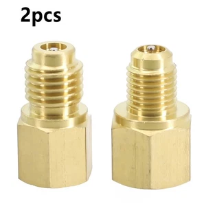 2 Stück Anschlüsse Ventil Kits Kraftstofftanks HVAC Werkzeuge Teile Schläuche - Picture 1 of 12