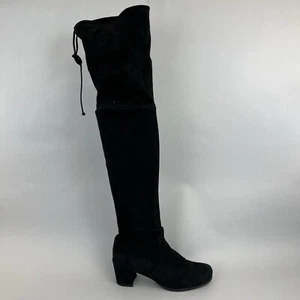 Stuart Weitzman Russell & Bromley Highland Black Over The Knee OTK Boots US7 UK5 - Picture 1 of 14