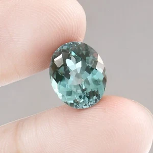 Premium Qualität 12x10MM Natürlich Ceylon Grün Spinell Lose Oval Edelstein Cut - Bild 1 von 4