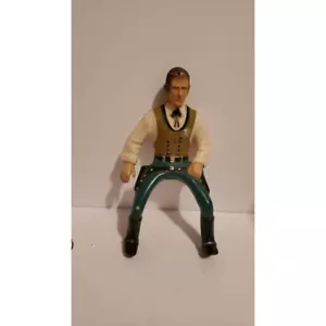 Vintage Heartland Wyatt Earp Gunfighter Hard Plastic Cowboy Western Figure Toy - Picture 1 of 3