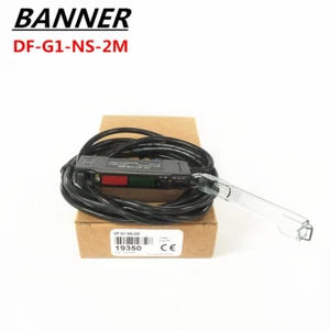 1pcs BANNER DF-G1-NS-2M Double Digital Display Fiber Amplifier NPN Output - Picture 1 of 5