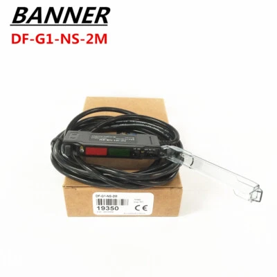 1pcs BANNER DF-G1-NS-2M Double Digital Display Fiber Amplifier NPN Output - Image 1 of 4