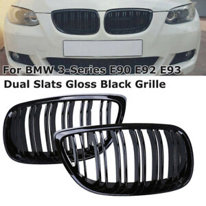For BMW M6 F06/F12/F1 640i 650i 2012-2017 Gloss Black Front Grill Grille Cover
