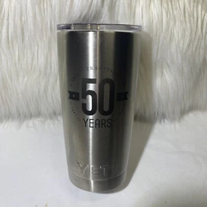 YETI 20 oz Tumbler Stainless steel with Lid *LOGO COMPANY Perry Homes* - Picture 1 of 7