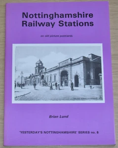 NOTTINGHAMSHIRE RAILWAY STATIONS OLD PHOTOGRAPHS Steam Rail History Postcards - Imagen 1 de 1