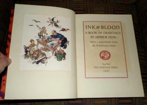 RARE Ink & Blood: A Book of Drawings signed by Arthur Szyk limited ed. 74 plates - Picture 1 of 16