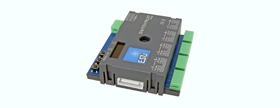 ESU 51831 SwitchPilot 3 Plus, 8-fach Magnetartikeldecoder, DCC/MM, OLED, updatef - Bild 1 von 1