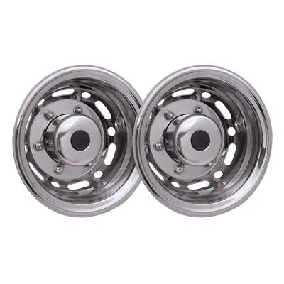 Tapacubos traseros simulador de rueda para Ford Transit Connect cromo plata acero Foto 1 de 4