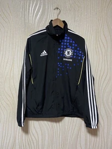 CHELSEA 2011 2012 PRE MATCH FOOTBALL SOCCER TRACK JACKET ADIDAS O57207 - Picture 1 of 17