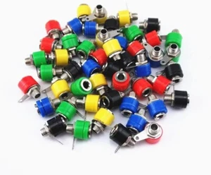 Honbay 50pcs 4mm Banana Jack Socket Plug Connector New - Picture 1 of 6