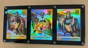 PITTSBURGH STEELERS 3 CARD PLAQUE ROETHLISBERGER SMITH-SCHUSTER TJ WATT - Picture 1 of 1