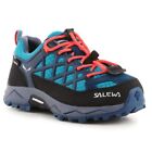 Zapatos de trekking Salewa Wildfire Wp Jr 64009-8641 negro azul