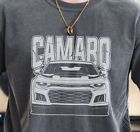 Chevrolet Chevy Camaro SS T-Shirt Muscle Car on Vintage Black Comfort Colors Tee