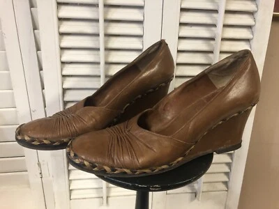 Rosina Ferragamo Schiavone Women's 1950's Wedge shoes collectible classics Spain - Image 1 of 4