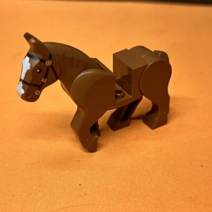 LEGO Reddish Brown Horse Figure w/ Movable Legs Castle Western Steed Animal - Picture 1 of 2