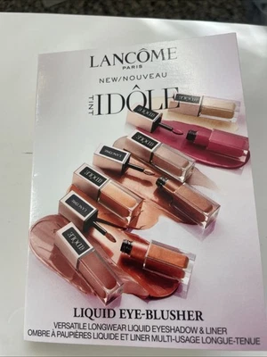Lancome Tint Idole Liquid Eye-Blusher 4-Shade Sample Card - Image 1 of 4