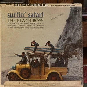 1962 The Beach Boys Surfin' Safari Record 12" Vinyl LP DT1808 First Tested - Imagen 1 de 4