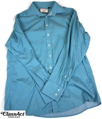 Camisa de Vestir Thomas Rosa Colección Temporada Calce Ajustado Azul Manga Larga 17 Foto 1 de 4