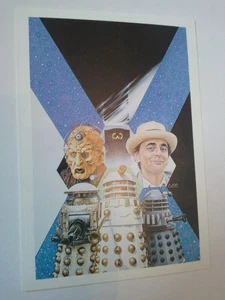 Postal de Doctor Who #16 Recuerdo de los Daleks Alister Pearson 1993 3 robots  - Imagen 1 de 2