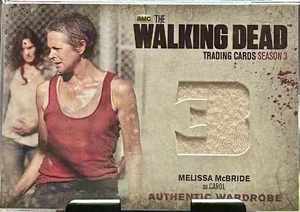 🔥🍪WALKING DEAD SEASON 3 PT 1 MELISSA MCBRIDE/CAROL MEMORABILIA CARD #M23 🔥🍪 - Picture 1 of 2