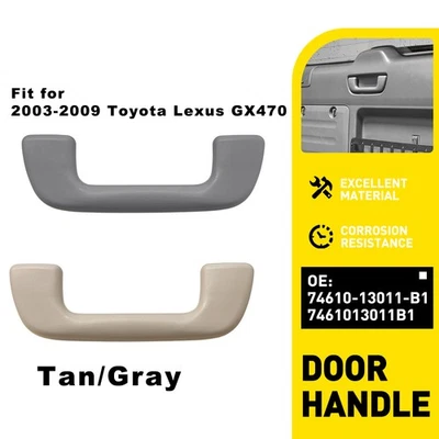Manija de asistencia de puerta trasera interior gris/bronceado para Toyota Lexus GX470 2003-2009 Foto 1 de 4