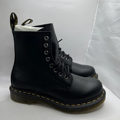 Botas de combate Dr. Martens 1460 W negras con cordones de cuero napa talla US 6L EU 37 Foto 1 de 4