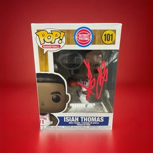 Isiah Thomas Autograph Signed Funko Pop NBA Detroit Pistons #101 NBA Legend COA - Picture 1 of 8