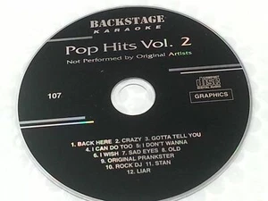 Backstage Karaoke Disc 3417 POP HITS V2 CDG CD+G - Picture 1 of 1