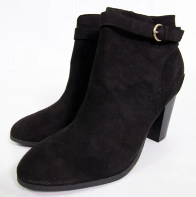 Новые без коробки женские ботинки Old Navy черные искусственная замша размер 11 - Изображение 1 из 4