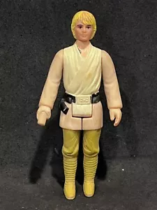 Vintage Star Wars Luke Skywalker Farmboy Figure Kenner 1977 Hong Kong Smile - Picture 1 of 7