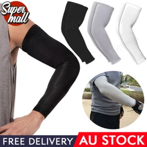 3 Pairs Cooling Sport Arm Stretch Sleeves Sun UV Protection Covers Cycling Golf - Picture 1 of 11