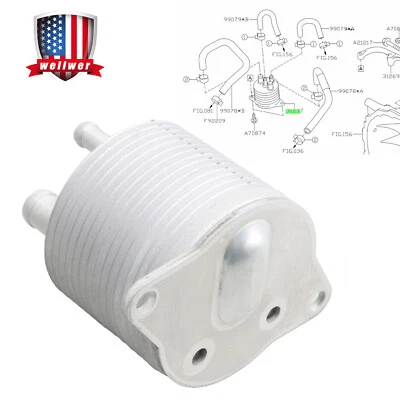 Enfriador de aceite automático Transaje para Subaru WRX STI 2015 2016 2017 2018-2021 Foto 1 de 4
