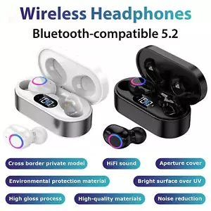 TWS Wireless Bluetooth Headphones Earphones Earbuds in-ear For iPhone Samsung - Picture 1 of 12