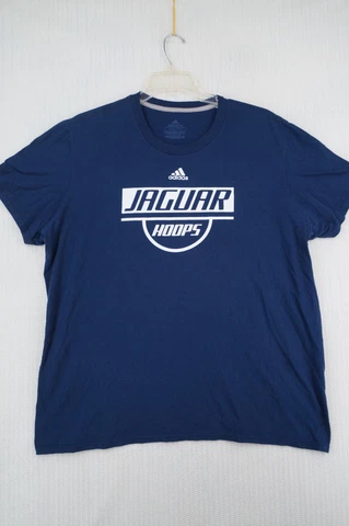 South Alabama Jaguars Shirt Mens 2XL XXL Basketball Adidas Go-To Tee Blue Cover