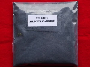 6 OZ 220 GRIT SILICON CARBIDE ROCK TUMBLER LAPPING POWDER sharpening lapidary - Picture 1 of 1