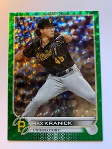 2022 Topps Series 1 Max Kranick RC Pirates #325 Green Foil Parallel 061/499