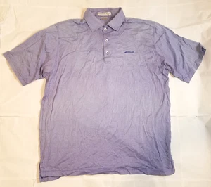Martin Timeless As The Game Polo Shirt Mens XL Purple Short Sleeve Pima Cotton - Picture 1 of 6