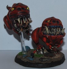 Warhammer Fantasy AOS Orcs & Goblin Mangler Squigs hand made painted