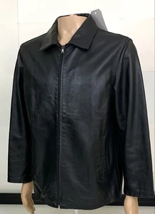 Chaqueta de cuero para mujer UNITED COLORS OF BENETTON talla 50 negra - Imagen 1 de 12